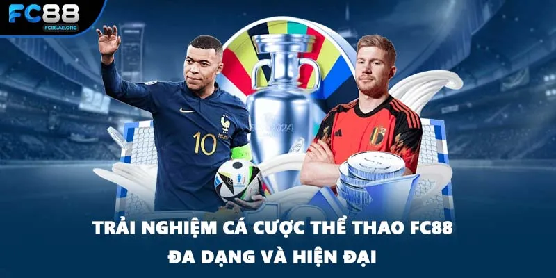 Trải nghiệm cá cược thể thao FC88 đa dạng và hiện đại
